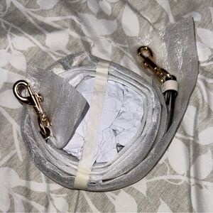 Brand new COACH CHALK leather crossbody strap!